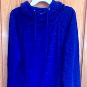 NEW Avalanche Women's Long Sleeve Pull On Hoodie Sweatshirt Blue